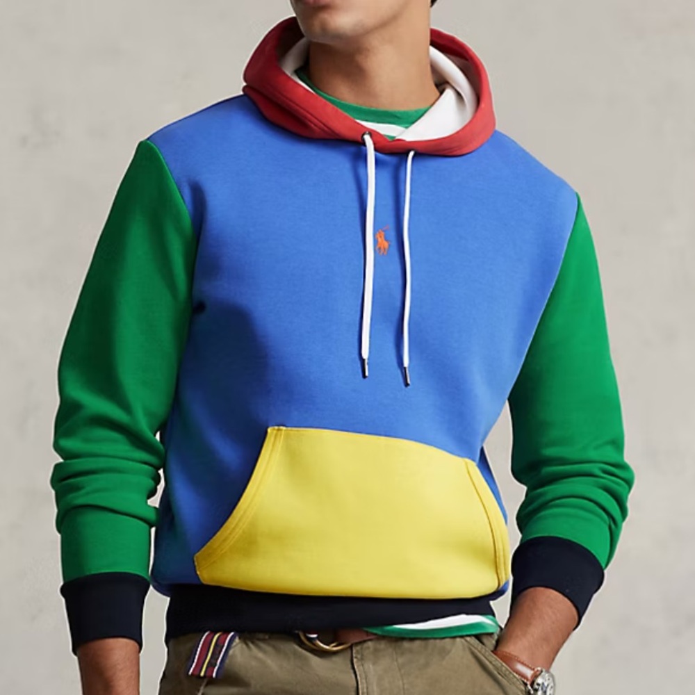 Polo Ralph Lauren Color-Blocked Double Knit Sweatshirt